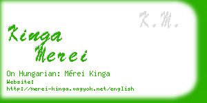 kinga merei business card